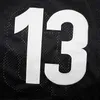 Varje given söndag # 13 Willie Beamen Movie Men Football Jersey Stitched Black S-3XL Hög kvalitet