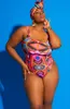 hot Big women's Plus Size fatso swimwear high waist board with one piece bikini latest fashion Large extra Big code Bikinis 2019 Bikini Sets