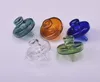 Glass Ball Carb Cap Bubble 7 styles For 10mm 14mm 18mm Quartz Banger Nails Glass Water Pipes Oil Rigs