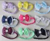 Girl Synthetic hair Bun wraps bows clips with square crystal buckles Ponytail Holder Donut Ring Head Wrap Hairband Headband 50pcs PD020