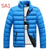 SA1 Men's Full Jackets Lightweight Autumn Winter White Duck Down Windbreaker Overcoat parka warm Coat for Man Zip Casual clothes S191019
