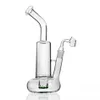 Narghilè da 11 pollici Bicchieri Becher Bong Tornado Base Ciclone Percolatore Bong d'acqua Fristted Disco Pipa ad acqua in vetro Olio di tabacco Dab Rigs