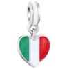 Emaille Nationale vlag Big Hole kralen Verenigde Staten Italië Canada Losse Spacer Charm hanger Voor armband ketting DIY Sieraden Maken