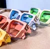 Wholesale-New fashion sunglasses millionaire 96006 square color frame top quality summer colorful outdoor avant-garde decorative glasses