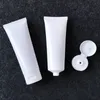 100ml white hose plastic cover cosmetic packaging empty bottle Facial Cleanser moisturizer bottle Fast Shipping F1931