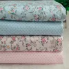 50x40cm Graceful Flower Printed Cotton Fabric Fat Quarters Bundle Quilting Patchwork Sewing Fabric For Tilda Doll tissue tecido