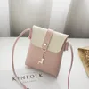 Bolsas de ombro de grife feminina bolsa de moda casual para compras de telefone para meninas pequenas bolsas de couro pu de boa qualidade