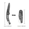 Folding Moustache Beard Comb Brush Pocket Steel Anti-static Hair Combs Hairbrush for Men & Women