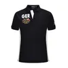 Polo's borduurwerk katoen zomer shirts op maat gemaakte VS korte mouw team s-5xl plus size223g