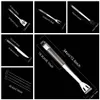 9 STKS / SET RVS BBQ Tools Outdoor Barbecue Grill Gebruiksvoorwerpen met Oxford Zakken Grills Clip Brush Mes Kit VT1146