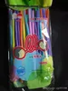 Plastic straw Wholesale Glass Bongs Glass Hookah Smoke Pipe Accessories