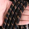 14 pollici morbide trecce all'uncinetto capelli estensioni intrecciate sintetiche dea 30 fili/confezione lisci finti capelli morbidi dreadlocks Dreadlocks LS07