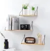 Storage Holders Simple wooden wall shelf in Nordic Solid wood partition rack Receiving of Creative Hall2424