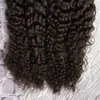 1g / pc 14 "16" 20 "24" Fusion Hair Extensions Curly Machine Made Remy I Tip Haar Keratin Pre Bonded Menselijk Haar 200pcs