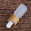 1PC Frost Glass Dropper Bottle 5ml 10ml 15ml 30ml Empty Cosmetic Packaging Container Vials Essential Oil Bottles Small Perfume Refillable fo