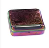 70MM Colourful Metal Cigarette Box Delicate Portable 78mm Manual Cigarette Device