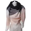 FashWinter Scarf Fashion Women Scarf shawls Luxury Plaid Cashmere Scarves Women Triangle Bandage Bufanda scarf wraps Wholesale 140*140*190CM