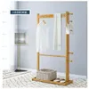 Cintre en bambou arbre à vêtements étagère de chambre à coucher porte-vêtements en bambou cintre de sol domestique porte-serviettes de salle de bain meubles de chambre