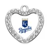 personalizzato Kansas City Carino cuore fascini Suspension Accessori pendenti per Donna Bambini fai da te fabbricazione dei monili
