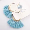 Mode Bohemian Oorbellen Lange Kwastje Fringe Dangle Haak Oorbel Edrop Etnische Sieraden Gift