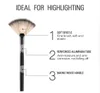 SACE LADY 1 SZTUK Profesjonalne Kobiety Marmur Szczotki Makijaż Narzędzie Szczotka Miękkie Makijaż Highlighter Brush Cosmetics