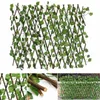 70CM Plantes Artificielles Décor Extension Jardin Cour Feuille de Lierre Artificielle Clôture Fausses Feuilles Branche Filet Vert pour Mur de Maison Jardin1317z