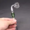 Tubi per fumo d'acqua con bruciatore a nafta da 6 pollici Manico con narghilè a forma di teschio Bong da 14 cm di lunghezza Dab Rig