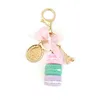 10pcsLot Jewelry Keychains Macaroon Cake Model Pendant Key Ring Girls Fashion Bags Ornament Key Chain for Women Accessories4078589