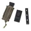 Airsoft taktisches AR 15 Waffenzubehör M4 Nylon 9 mm Skorpion-Typ Softshell-Magazintasche Einzelmagazintasche für Jagdschießen