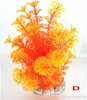 Hot koop kunstmatige groene kleurrijke onderwater plant fish tank aquarium decoratie oranf decoratieve plant