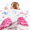Baby Pography Props Blanket Moon Flour Swaddle Blanket Sleeping Swaddle Wrap Super Soft Flannel Milestone Play Mat261P
