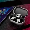 Metal TWS Bluetooth Earphone IPX7 Simning Trådlös headset Sport Vattentäta öronsnäckor Stereo Hörlurar med laddning Box1555437