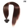 Human Indian Remy av högsta kvalitet U TIP Hår Extensios Nail Tip Virgin Hair 16 22 Color Ombre T1b Gray 200st 200Gr Lot GRATIS