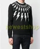 Europa heren hoodies Kraag wit zwart geometrie afdrukken sweatshirt mode Mannen kleden Hoody topkwaliteit Designer Sweatshirts dames truien