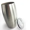 25 oz de acero hueveras Plata Fútbol Vasos aislamiento inoxidable vaso de plata de café de agua Miilk Copas 750ml latas de almacenamiento A07