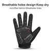 Outdoor Sport Gloves Men's Fitness Gloves Long Finger Winter Windproof Cycling Bike Gloves MTB Road Bicycle Tactical