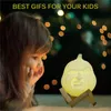 NEWUSB LED Magische 3D Gedrukt Tafel Nacht Licht Gezicht Vorm Pompoen Licht RGB Bureaulamp met afstandsbediening Halloween Decoration Gift