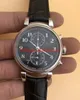 Montre de Lux Mens Cheap Watches IW393402 Date Blue Dial Silver Steel Case Montre Japanay Quartz Movement Chronograph Wristwatche260o