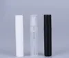 1000pcs/lot Empty Black White Clear 3ML Mini Plastic Spray Perfume Bottle Cosmetic Sample Test Bottle Vials For Sale