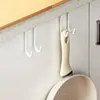 Crochets Rails 3pcs double forte en acier inoxydable en forme de S suspendue au-dessus de la porte pour armoire de cuisine tiroir salle de bain armoire1