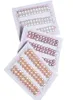 Pendientes sueltos de perlas de agua dulce Pendientes para el regalo de pendiente de joyería de DIY Artesanía MP5 30 pares / lote 8-9mm