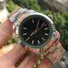 Luxe Automatisch Mechanisch 116400 Roestvrij Staal Mannen Waterbestendig Heren Polshorloge Casual Horloges Horloges