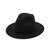 Kobiety fedoras czapki szerokie brzegi na zewnątrz czapki retro western vaquero faux zamsz kowbojowy cowgirl wypoczynek Sunshade Hat1062336802616