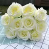 Künstliche Frühlingsrose (10 Köpfe/Strauß), 19,69" Länge, Simulationsrosen für Hochzeit, Zuhause, dekorative künstliche Blumen