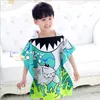 2019 Badetuch Decke Mikrofaser Material Kind Cartoon Print Kapuzenmantel Schwimmen Strandtücher Multi Style Optional Heißer Verkauf TC181203