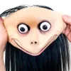 Death Game MOMO Mask Horror Scary Latex Mask Halloween Costume Props Female Ghost Wig Festival Party Playing Supplies XBJK19093786764