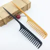 2 Renkler Profesyonel Ucu Kuyruk Tarak Salon Kuaför Bölümü Saç Fırçası Kuaförlük Aracı DIY Saç Geniş Diş Tarakları