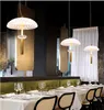 Ristorante moderno Lampade a sospensione a LED bar illuminazione ombrellone in vetro Nordic soggiorno decorazione lampada a sospensione luci del corridoio