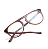 النظارات الشمسية الكبيرة العصرية إطار بصري للرجال والنساء مرآة مسطحة الرجعية شخصية 8 ألوان