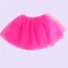 14 Cores Top Quality Candy Color Kids Tutus Saia Dança Vestidos Macio Tutu Vestido Ballet Saia 3Layers Crianças Pettiskirt Roupas JXW166